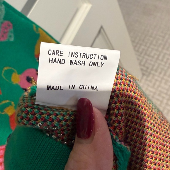 NWOT Queen of Sparkles Ornament Sweater Dress - Size XS - Multicolored - Picture 6 of 7